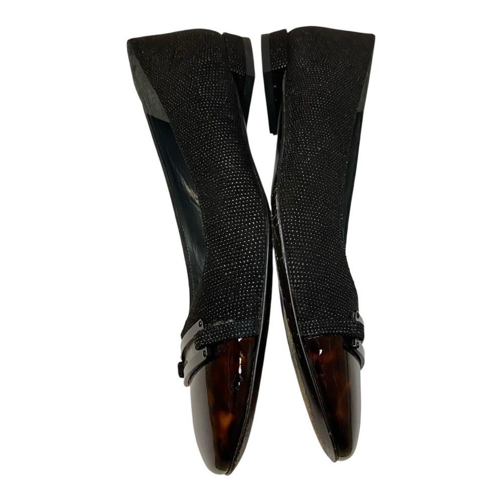 Stuart Weitzman Tortoise Cap Toe Ballet Flats - Picture 3 of 7